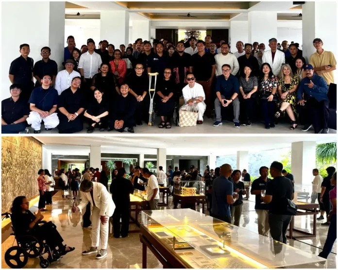Peluncuran buku Tropical Indulgence: The Meru Sanur and Bali Beach Hotel bersamaan dengan pembukaan pameran Reviving the Legacy