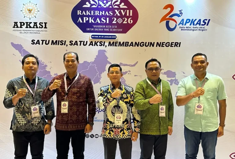 Asosiasi Pemerintah Kabupaten Seluruh Indonesia (APKASI) menyelenggarakan Rapat Kerja Nasional ke-17 Tahun 2026 yang berlangsung di Batam