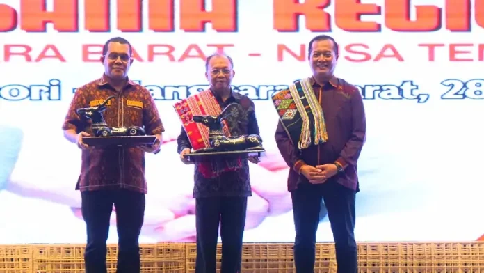 Gubernur Bali, NTB, dan NTT menandatangani kerja sama KR-BNN di Labuan Bajo sebagai komitmen untuk maju bersama membangun kawasan Sunda Kecil.