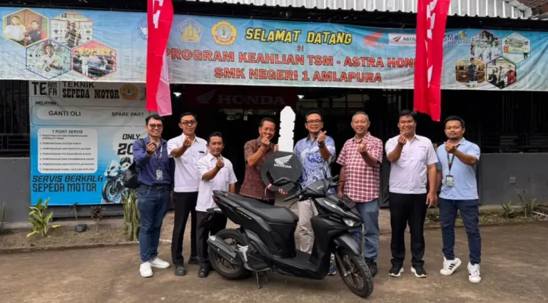 PT Astra Motor Bali bersama PT Astra Honda Motor meresmikan SMK Negeri 1 Amlapura sebagai Tempat Uji Kompetensi (TUK) Grade A+ untuk meningkatkan kualitas pendidikan vokasi sesuai standar industri Honda.