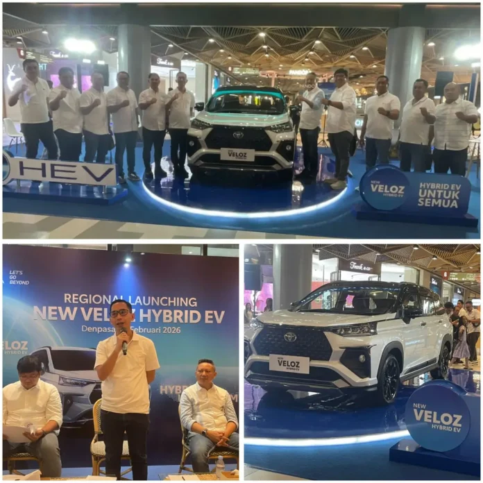 PT Toyota-Astra Motor (TAM) resmi memulai penjualan New Veloz Hybrid EV di Indonesia dengan harga mulai Rp323 juta, atau Rp318 juta melalui program khusus “Hybrid EV untuk Semua”.