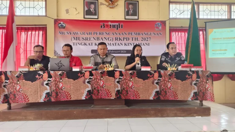 Kecamatan Kintamani mengadakan Musrenbang pada 6 Februari 2026 untuk menyerap aspirasi masyarakat dalam penyusunan RKPD 2027 yang berfokus pada pembangunan berkelanjutan.