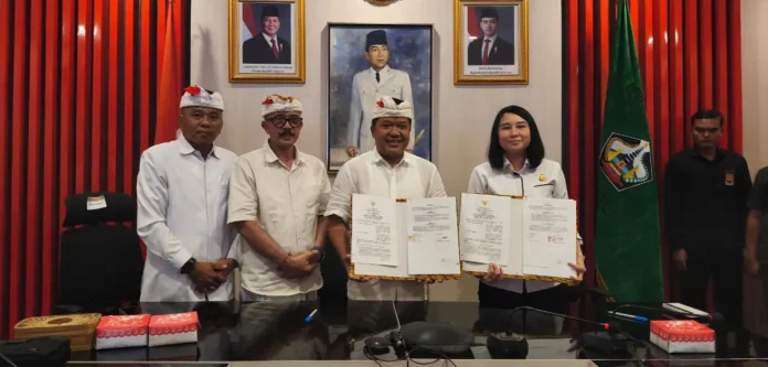 Pemkab Bangli dan Kejari Bangli menandatangani Nota Kesepakatan untuk memperkuat kerja sama hukum dalam penanganan masalah perdata, tata usaha negara, dan pendampingan hukum bagi pemerintah daerah.