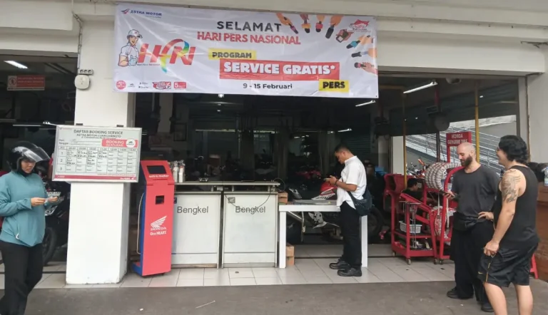 Astra Motor Bali memberikan apresiasi kepada insan pers dalam rangka HPN 2026 dengan program perawatan motor Honda gratis, termasuk service injector dan penggantian oli, untuk memperkuat hubungan dan mendukung mobilitas jurnalis.