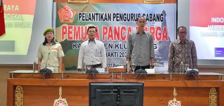 Bupati Klungkung, I Made Satria, menghadiri pelantikan Pengurus Cabang Pemuda Panca Marga Klungkung dan menekankan pentingnya sinergi organisasi untuk mendukung kemajuan kabupaten.