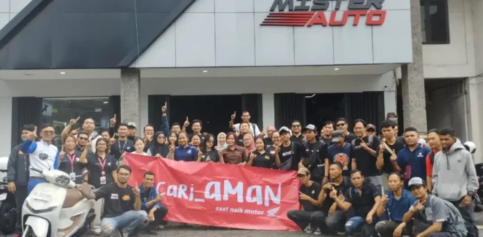 Astra Motor Bali memberikan pelatihan prediksi bahaya kepada 45 karyawan PT Maxima dan CV Mister Auto untuk meningkatkan kesadaran keselamatan berkendara.