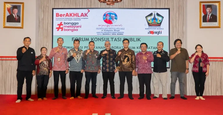 Wabup Bangli I Wayan Diar mendorong pelaku usaha berbasis risiko di sektor pariwisata memanfaatkan layanan Labkesmas untuk memperkuat standar kesehatan, keamanan pangan, dan kepercayaan wisatawan.