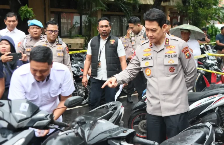 181 Tersangka Dibekuk, Puluhan Motor Curian Dikembalikan dalam Operasi Sikat Agung 2026