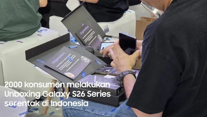 Samsung Gelar Galaxy Unboxing Day, 2.000 Konsumen Indonesia Jadi yang Pertama Rasakan Galaxy S26 Series Samsung Gelar Galaxy Unboxing Day, 2.000 Konsumen Indonesia Jadi yang Pertama Rasakan Galaxy S26 Series