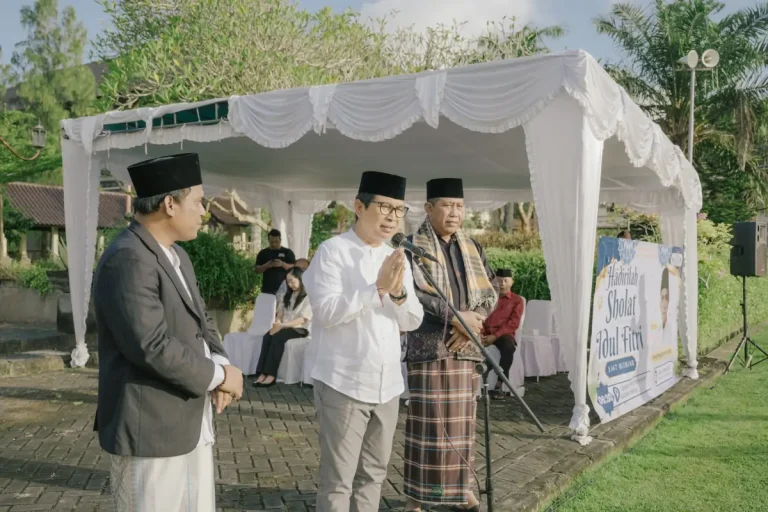 Bupati Badung Hadiri Salat Id di Puspem, Tegaskan Komitmen Jaga Toleransi