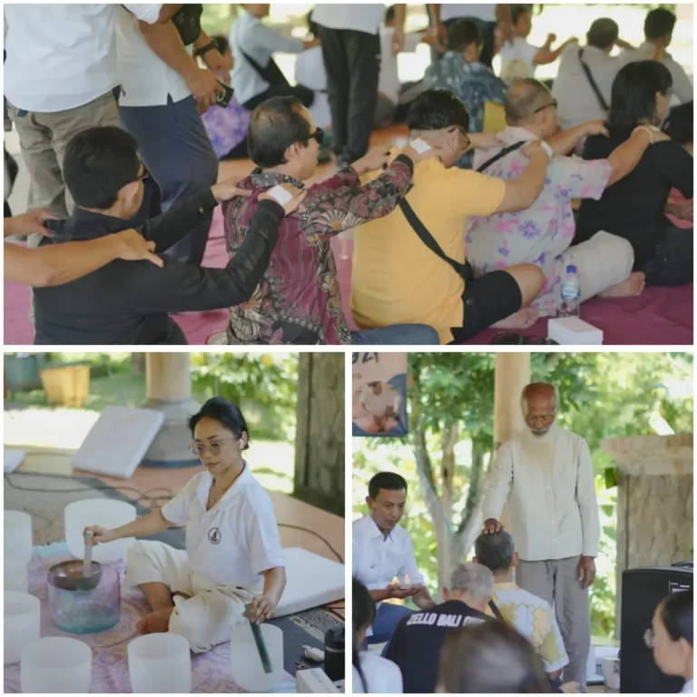Kegiatan spiritual yang diinisiasi oleh Yayasan Jaya Pranidhana bersama Persatuan Tunanetra Indonesia (Pertuni) Buleleng memberikan kontribusi spesial melalui sesi Sound Healing yang mendalam.