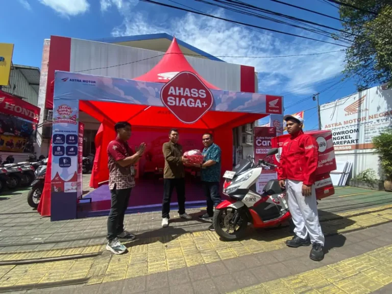 Astra Motor Bali menghadirkan layanan Honda CARE di AHASS Siaga Plus Negara untuk mendukung pemudik, memberikan bantuan darurat, dan memastikan perjalanan konsumen Honda lebih aman dan nyaman.