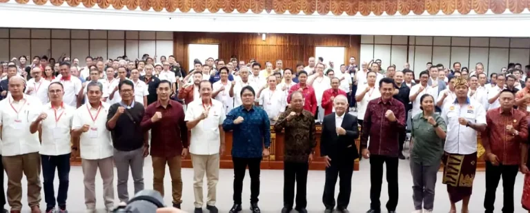 Gubernur Bali Wayan Koster menghadiri pembukaan Musyawarah Olahraga Provinsi (Musorprov) Komite Olahraga Nasional Indonesia (KONI) Bali