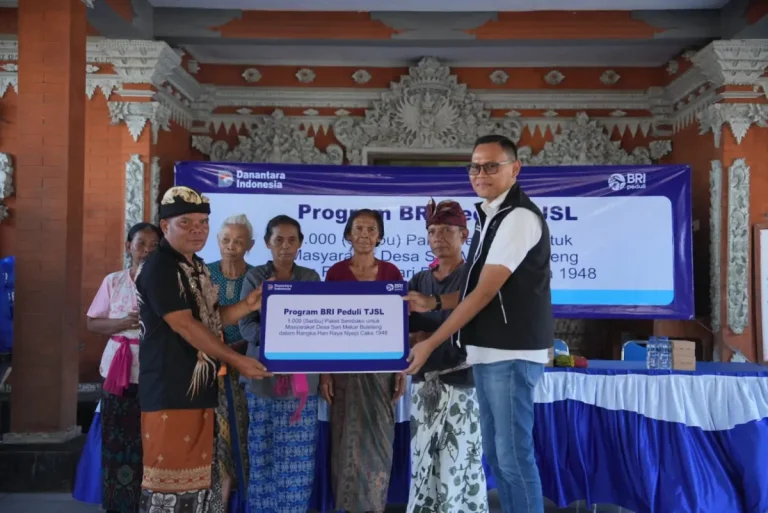 Sambut Nyepi Caka 1948, BRI Salurkan 1.000 Paket Sembako untuk Warga Desa Sarimekar Buleleng