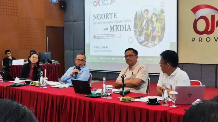 Otoritas Jasa Keuangan (OJK) Provinsi Bali menggelar kegiatan “NGORTE” (Ngobrol Bersama Update Berita with Media) pada Jumat, 10 April 2026, sebagai ajang silaturahmi sekaligus pemaparan kinerja sektor jasa keuangan di Bali kepada insan pers.