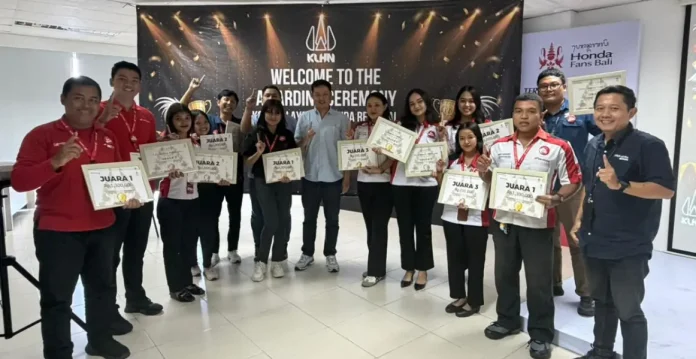 Astra Motor Bali menggelar Awarding KLHR 2026 untuk mengapresiasi layanan terbaik dari 270 peserta dan menyiapkan perwakilan Bali berlaga di Kontes Layanan Honda Nasional (KLHN) 2026 di Jakarta.