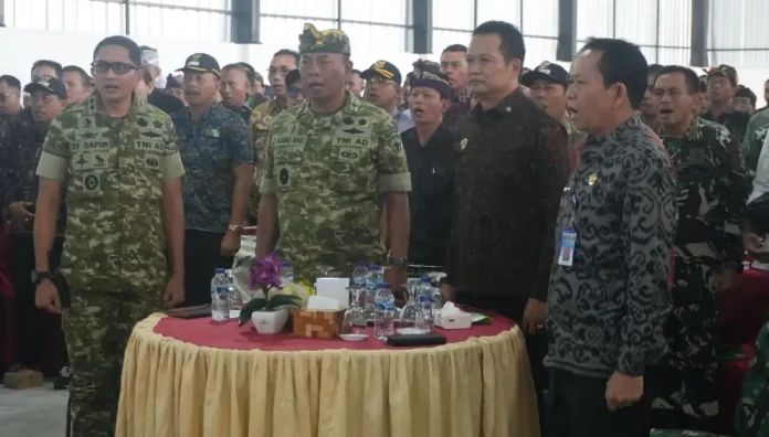 Bupati Jembrana, I Made Kembang Hartawan, menerima kunjungan sosialisasi Danrem 163/Wira Satya dan menegaskan target Jembrana menjadi tercepat dan terdepan di Bali dalam program KDKMP.