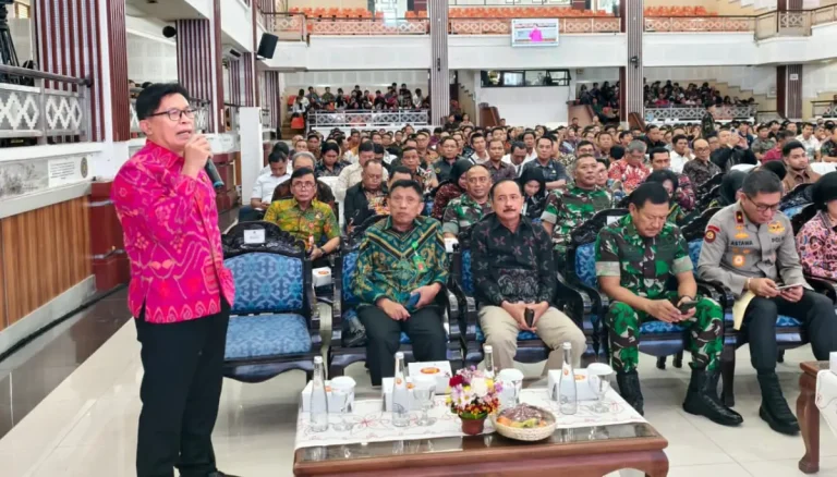 Ketua Pansus TRAP DPRD Bali, I Made Supartha, saat sosialisasi reformasi hukum pidana menekankan pentingnya sinergi lintas sektor.