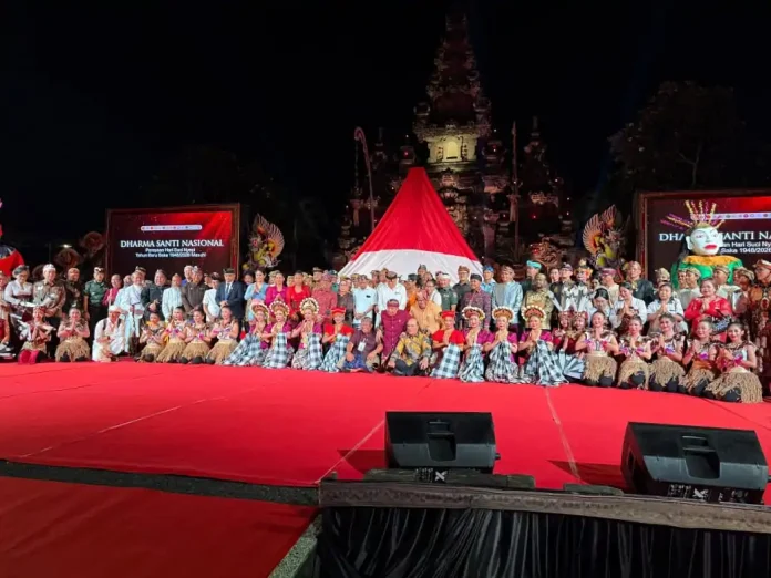 Dharma Santi Nasional Nyepi 1948 Saka Satukan Ribuan Umat di Denpasar