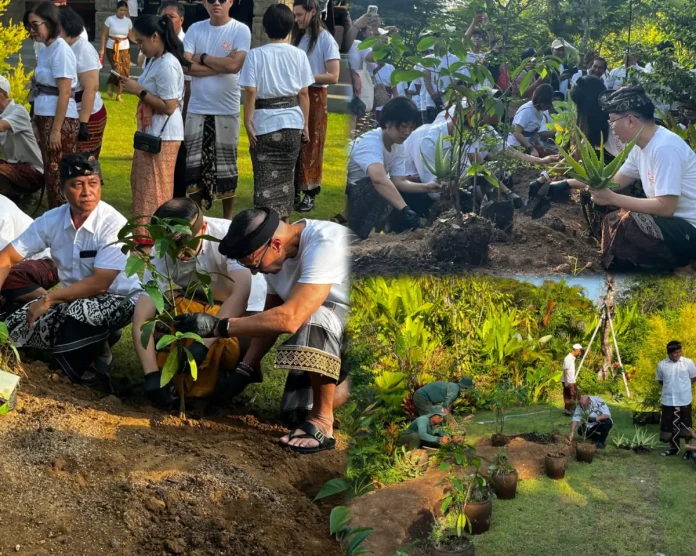 Memperingati Hari Bumi yang jatuh pada 22 April 2026, The Meru Sanur bersama Bali Beach Hotel, The Heritage Collection menggelar aksi penanaman pohon di kawasan Ethnobotanical Garden, yang berada di Kawasan Ekonomi Khusus (KEK) Kesehatan The Sanur. Memperingati Hari Bumi yang jatuh pada 22 April 2026, The Meru Sanur bersama Bali Beach Hotel, The Heritage Collection menggelar aksi penanaman pohon di kawasan Ethnobotanical Garden, yang berada di Kawasan Ekonomi Khusus (KEK) Kesehatan The Sanur.
