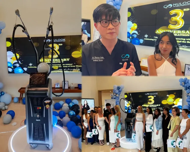Klinik kecantikan Nulook Clinic menandai hari jadinya yang ketiga dengan meluncurkan teknologi terbaru body contouring nonbedah, ONDA Pro, yang digelar di Legian, pada Rabu 22 April 2026.