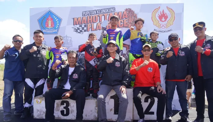 Ajang balap resmi Mahottama FlatRace 2026 resmi digelar di Area Pusat Kebudayaan Bali (PKB), Desa Gunaksa, Kecamatan Dawan, Sabtu 2 Mei 2026.