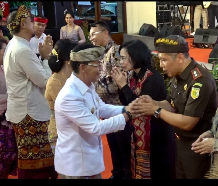 Bupati Satria Hadiri Pisah Sambut Kajati Bali, Pererat Sinergi dengan Aparat Penegak Hukum