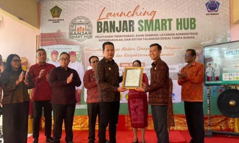 Banjar Smart Hub Warnasari Kelod Permudah Layanan Publik dan Pengelolaan Sampah Warga