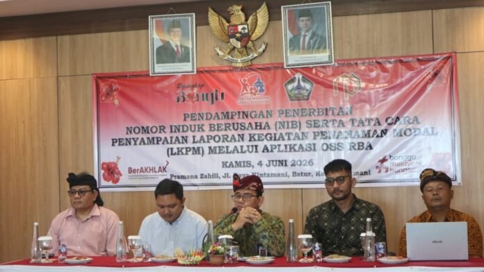 Pemerintah Kabupaten Bangli terus berupaya meningkatkan kualitas pelayanan investasi sekaligus mendorong pelaku usaha menjalankan aktivitas bisnis secara legal dan tertib administrasi.