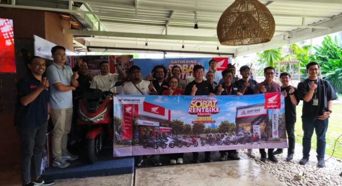 Astra Motor Bali kembali mempererat hubungan dengan para pelaku usaha rental sepeda motor melalui penyelenggaraan Gathering Sobat Rentbike Honda 2026 yang mengusung tema “GROW” (Gather Ride One Heart Way), Sabtu 6 Juni 2026.