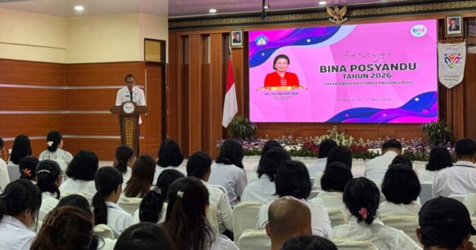 Tim Pembina Posyandu Provinsi Bali kembali menggelar kegiatan Bina Posyandu Angkatan Ke-7 yang melibatkan Tim Pembina dan pengurus Posyandu dari Kabupaten/Kecamatan/Kelurahan hingga Desa se-Kabupaten Klungkung.
