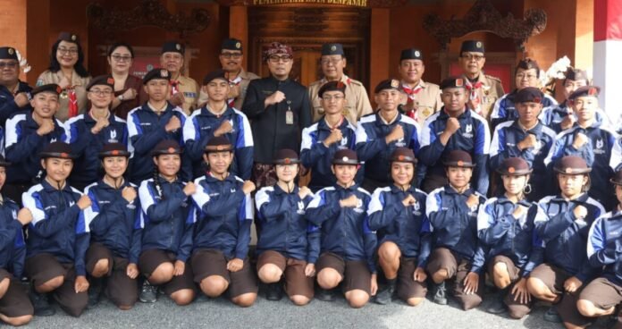 Sebanyak 38 anggota Kontingen Kwartir Cabang (Kwarcab) Gerakan Pramuka Kota Denpasar resmi dilepas untuk mengikuti Jambore Nasional (Jamnas) Pramuka ke-12 Tahun 2026 yang akan berlangsung di Bumi Perkemahan Cibubur, Jakarta Timur.