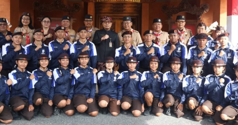 Sebanyak 38 anggota Kontingen Kwartir Cabang (Kwarcab) Gerakan Pramuka Kota Denpasar resmi dilepas untuk mengikuti Jambore Nasional (Jamnas) Pramuka ke-12 Tahun 2026 yang akan berlangsung di Bumi Perkemahan Cibubur, Jakarta Timur.