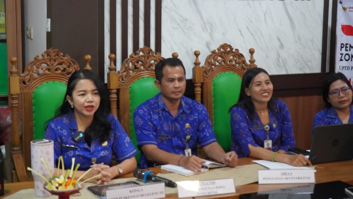 Tiga unit yang menjadi perwakilan Kabupaten Buleleng tersebut yakni Puskesmas Buleleng 3, Badan Kepegawaian dan Pengembangan Sumber Daya Manusia (BKPSDM), serta SMP Negeri 4 Singaraja.