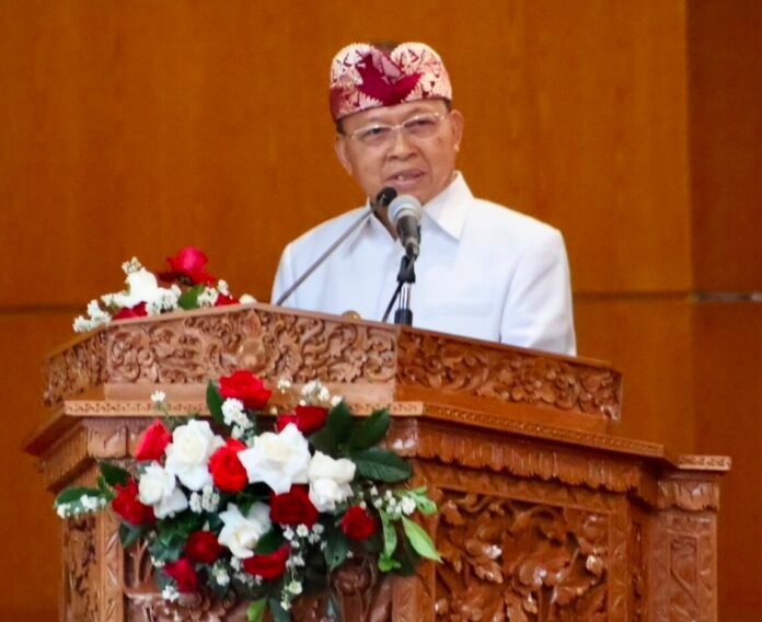 Peringatan Hari Jadi ke-68 Provinsi Bali menjadi momentum bagi Gubernur Bali Wayan Koster untuk menegaskan kembali arah pembangunan Bali dalam jangka panjang. Peringatan Hari Jadi ke-68 Provinsi Bali menjadi momentum bagi Gubernur Bali Wayan Koster untuk menegaskan kembali arah pembangunan Bali dalam jangka panjang.