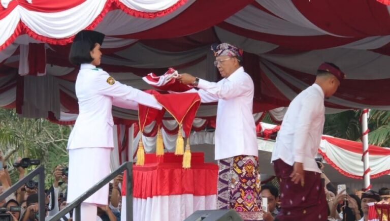 Lapangan Niti Mandala Renon, Denpasar, menjadi pusat peringatan HUT ke-81 Kemerdekaan Republik Indonesia di Bali, Senin 17 Agustus 2026.