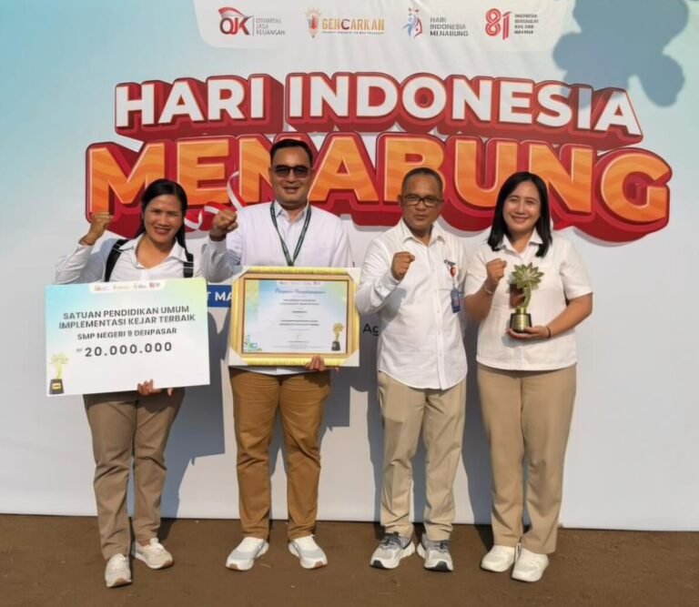 SMPN 9 Denpasar Jadi Sekolah Implementasi KEJAR Terbaik Nasional