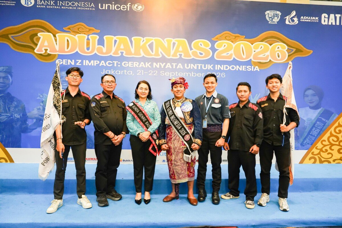 Bunda GenRe Kabupaten Badung, Nyonya Rasniathi Adi Arnawa, menghadiri Puncak Apresiasi Duta GenRe dan Jambore Ajang Kreativitas Remaja Tingkat Nasional 2026 di Auditorium Kementerian Kependudukan dan Pembangunan Keluarga / BKKBN, Jakarta Timur, Selasa (22/9). Bunda GenRe Kabupaten Badung, Nyonya Rasniathi Adi Arnawa, menghadiri Puncak Apresiasi Duta GenRe dan Jambore Ajang Kreativitas Remaja Tingkat Nasional 2026 di Auditorium Kementerian Kependudukan dan Pembangunan Keluarga / BKKBN, Jakarta Timur, Selasa (22/9).