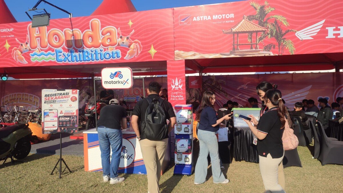 Astra Motor Bali memanfaatkan Sanur Fiesta 2026 untuk memperkenalkan manfaat Hepigo Point di aplikasi MotorkuX melalui penukaran poin dengan beragam merchandise menarik dari Honda. Astra Motor Bali memanfaatkan Sanur Fiesta 2026 untuk memperkenalkan manfaat Hepigo Point di aplikasi MotorkuX melalui penukaran poin dengan beragam merchandise menarik dari Honda.