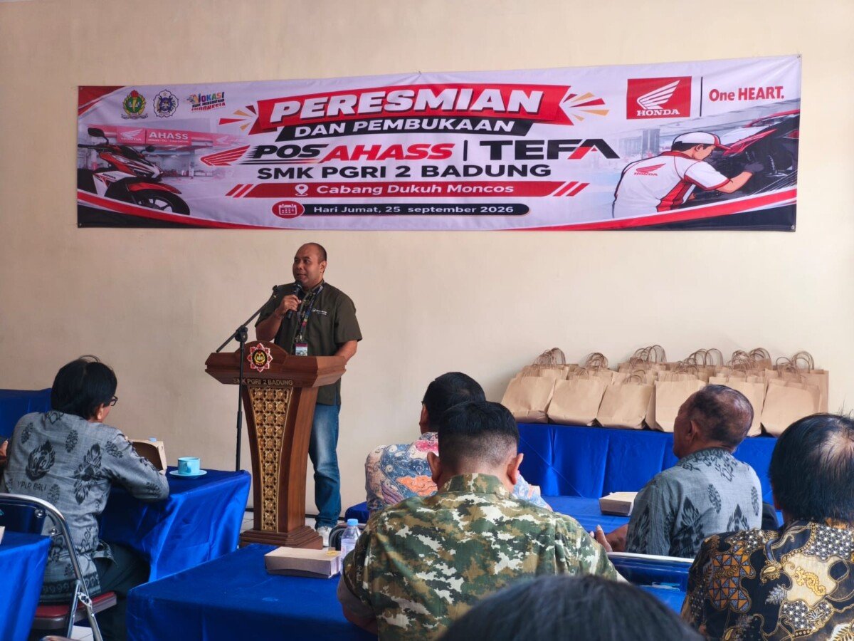 SMK PGRI 2 Badung Punya Pos AHASS, Astra Motor Bali Perkuat Pendidikan Vokasi SMK PGRI 2 Badung Punya Pos AHASS, Astra Motor Bali Perkuat Pendidikan Vokasi