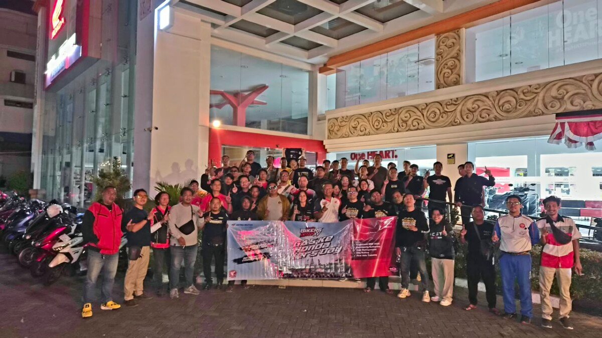 Astra Motor Bali mengumpulkan 76 anggota Honda Community Bali untuk mempersiapkan perjalanan menuju Honda Bikers Day 2026 melalui pembekalan rute, safety riding, dan P3K. Astra Motor Bali mengumpulkan 76 anggota Honda Community Bali untuk mempersiapkan perjalanan menuju Honda Bikers Day 2026 melalui pembekalan rute, safety riding, dan P3K.