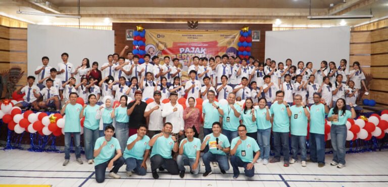 Kanwil DJP Bali melalui Pajak Bertutur 2026 mengedukasi 525 siswa tentang pentingnya pajak sekaligus membangun kesadaran generasi muda untuk berkontribusi dalam pembangunan Indonesia.