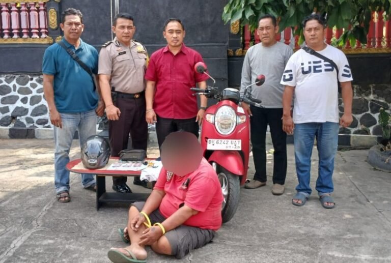 GTW pelaku pencurian emas di Banjar Dinas Kaja Kauh, Desa Tamblang, Kecamatan Kubutambahan, Buleleng yang berhasil diamankan polisi.