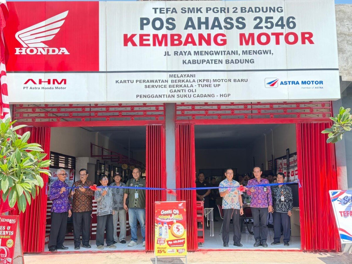 SMK PGRI 2 Badung Buka Pos AHASS, Siswa Didorong Siap Hadapi Dunia Kerja