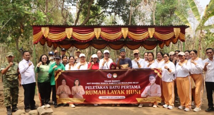 Bantuan Bedah Rumah Rp37,5 Juta dari DWP Buleleng, Kadek Suparta Kini Punya Harapan Baru