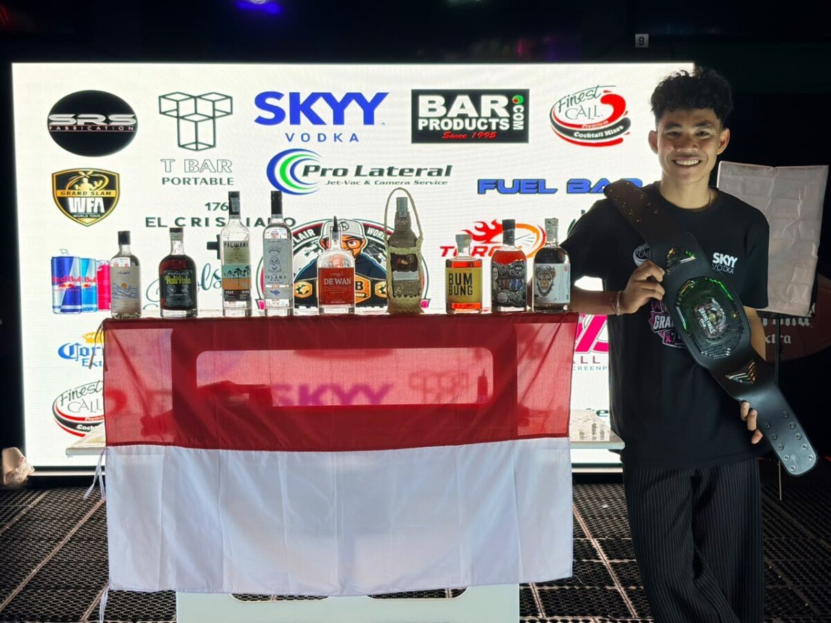 Bawa Nama Bali ke Dunia, Gede Rico Raih Juara 2 Kompetisi Bartender di Las Vegas Bawa Nama Bali ke Dunia, Gede Rico Raih Juara 2 Kompetisi Bartender di Las Vegas