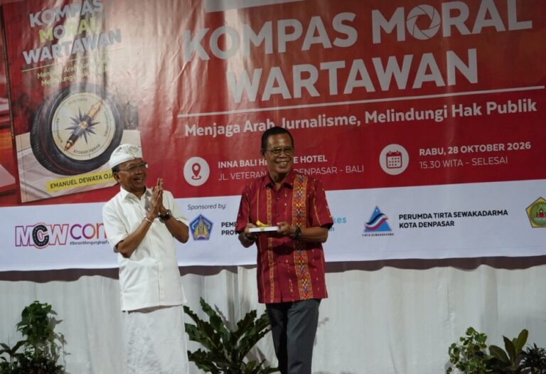 Gubernur Koster Apresiasi Buku Kompas Moral Wartawan, Ini Pesan Pentingnya bagi Pers