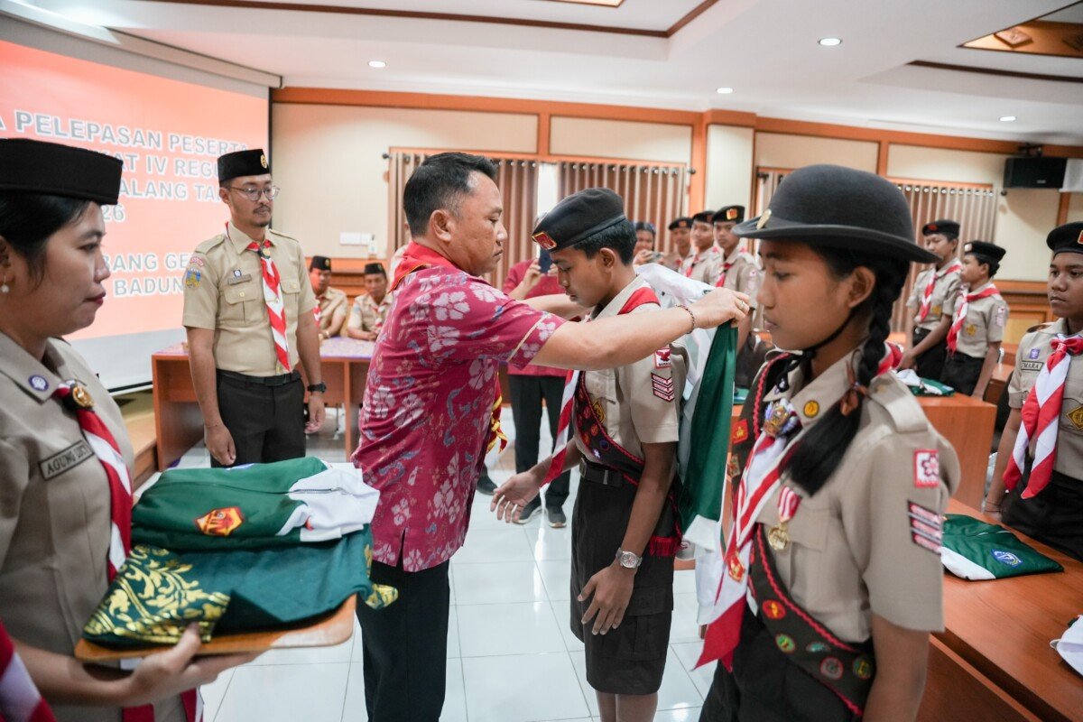 Kontingen Pramuka Badung Siap Berlaga di LT IV Bali 2026, 16 Siswa SMPN 4 Kuta Utara Diterjunkan Kontingen Pramuka Badung Siap Berlaga di LT IV Bali 2026, 16 Siswa SMPN 4 Kuta Utara Diterjunkan