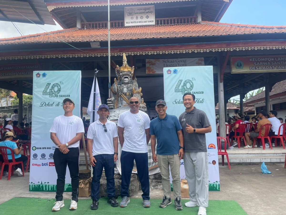 Lembaga Perkreditan Desa (LPD) Desa Adat Tangeb, Kecamatan Mengwi, Kabupaten Badung, memasuki usia ke-40 tahun.
