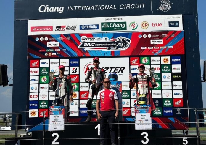 Pebalap Muda Honda Resky Yusuf Raih Kemenangan Perdana di Thailand Talent Cup 2026